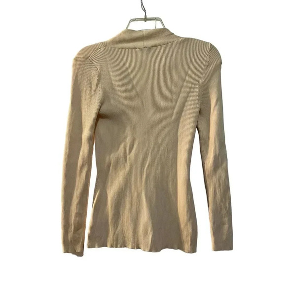 SANDRO Louane Twist Front V-neck Sweater - Picture 6 of 8